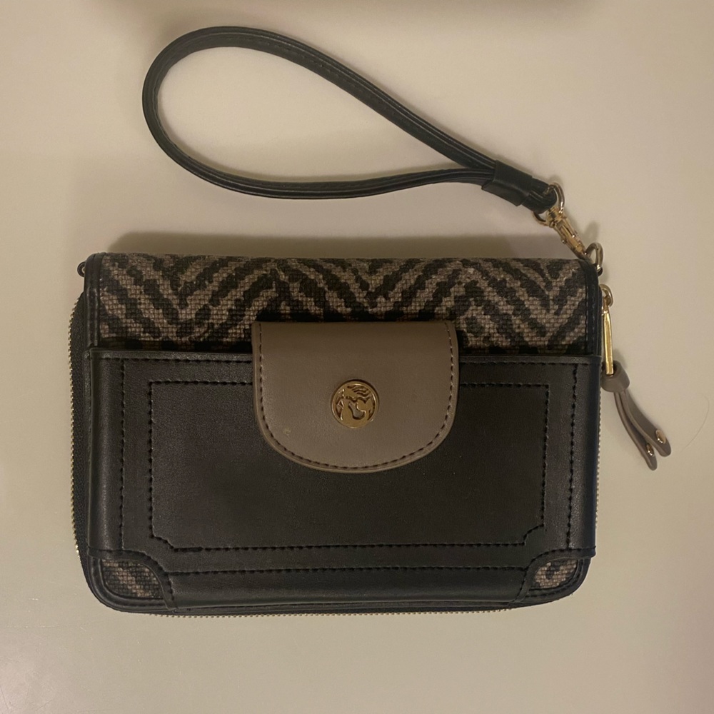 Spartina 449 Black & Grey Multi Phone Wallet